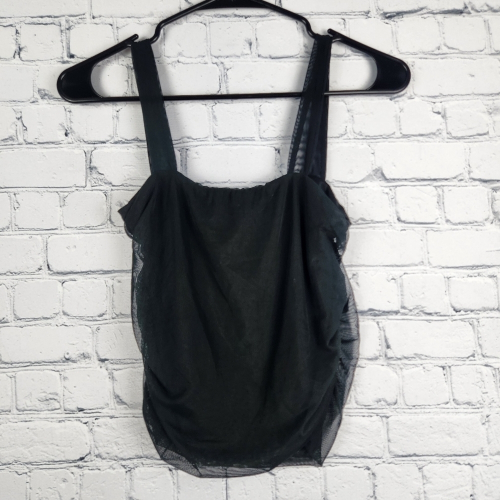 NWT Antistar Size M Crop Tank With Mesh Overlay - Picture 3 of 5